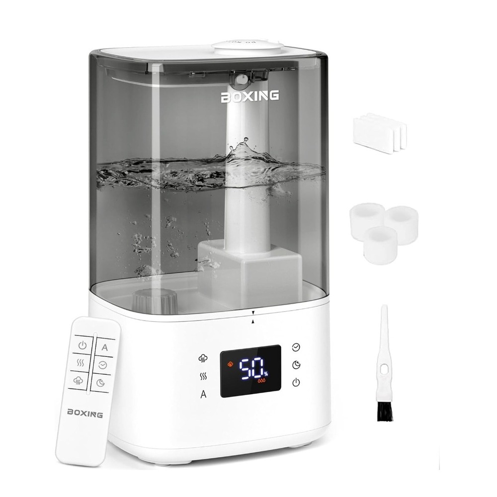 Ultrasonic Cool & Warm Mist Humidifier - 6L Capacity, Remote Control - Picture 2 of 8